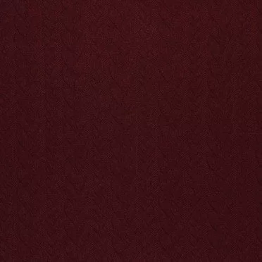 Jacquard Strickstoff Zopfmuster Bordeaux - (Modestoffe)
