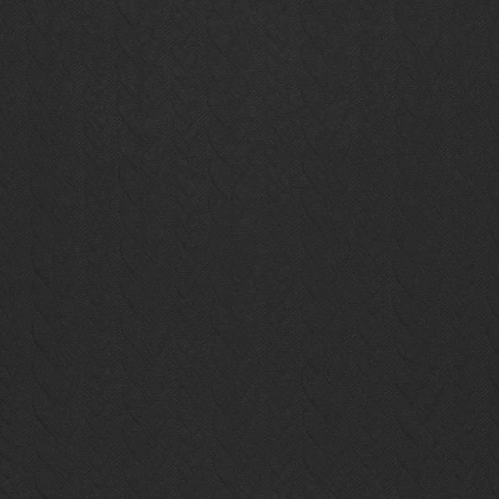 Tessuto Jacquard Maglia Treccia Nero Tessuto In Maglia Motivo a Treccia Nero - (Tessuti Moda)