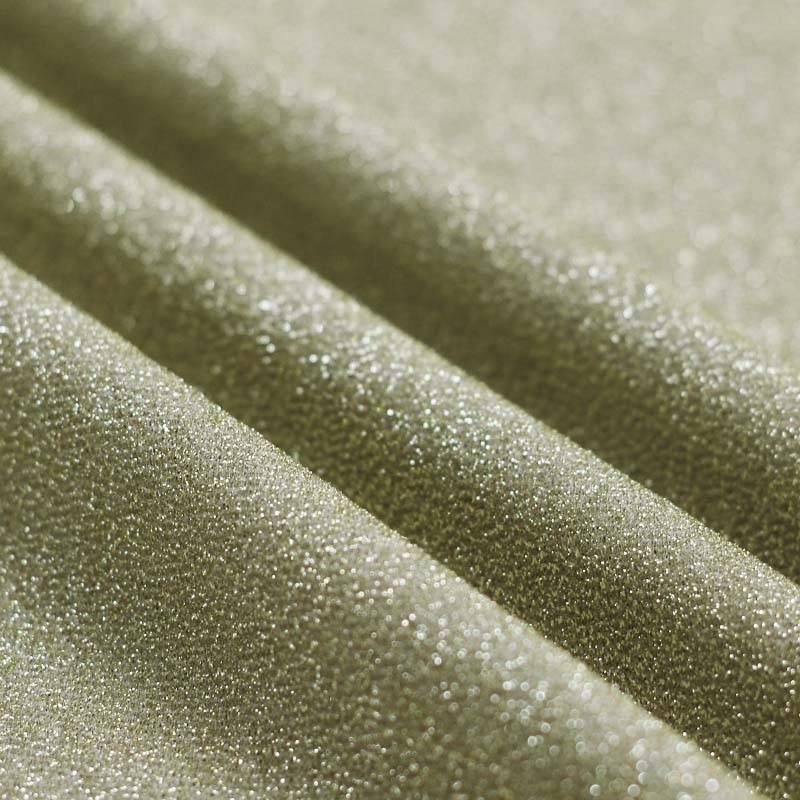 Lichtgewicht Lurex Glitter Jersey Stof Beige Goud