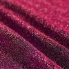 Lichtgewicht Lurex Glitter Jersey Stof Donker Fuchsia