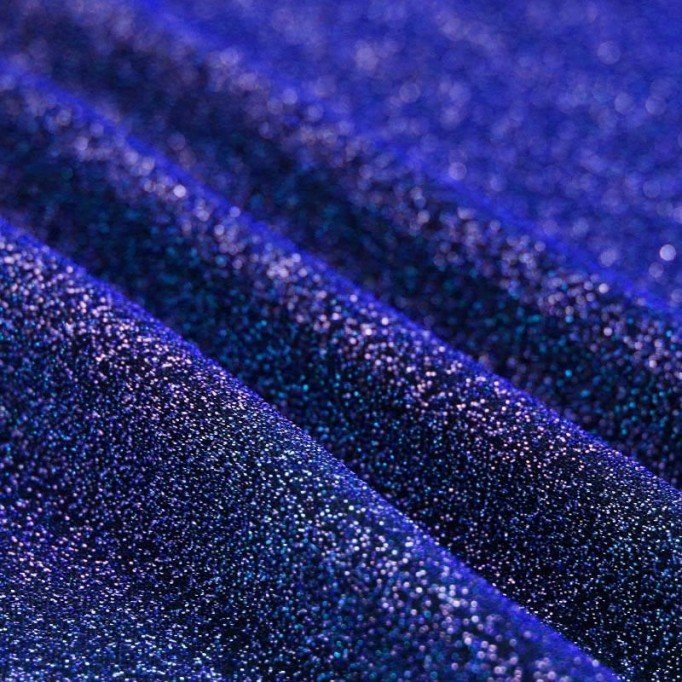 Jersey Scintillement Cobalt Foncé - (Tissu Jersey Scintillement )