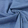 Jerseystoff Lurex Streifen 3mm Kobalt Grau