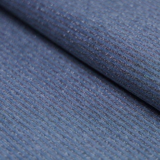 Jersey Lurex Stripes 3mm Jeans Jersey Lurex Stripes 3mm Jeans
