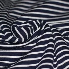 Jersey Stripes 6mm Navy / 3mm White