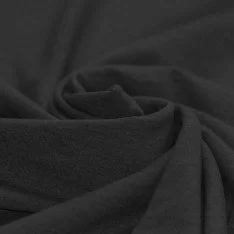 Tissu Coton Jersey Gris Foncé Mélange 