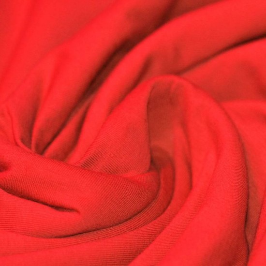 Cotton Jersey Knit Fabric Red Cotton Jersey Knit Fabric Red