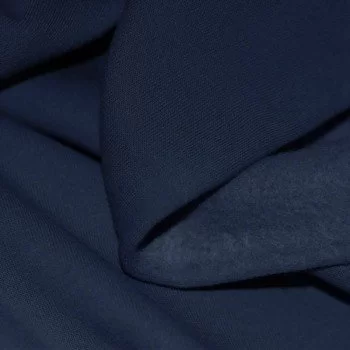 Tissu Sweat Molleton Bleu Foncé Tissu Sweat Molleton Bleu Foncé