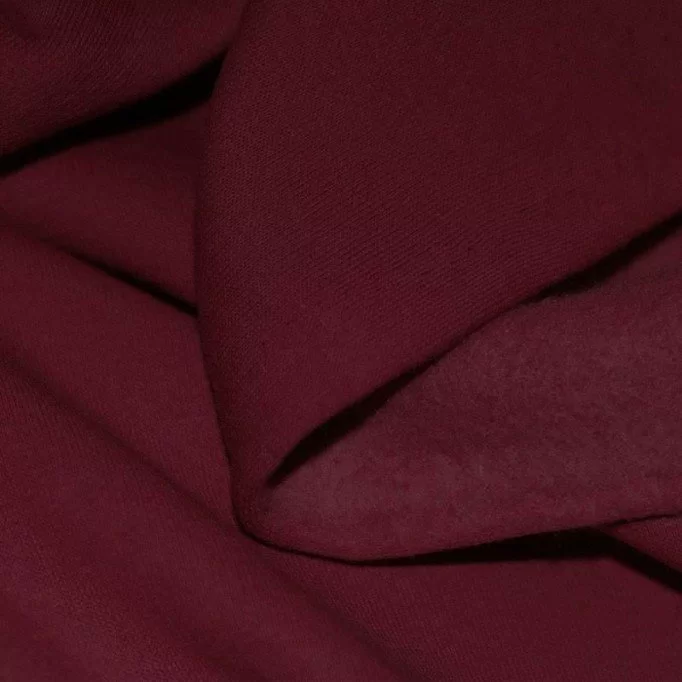 Joggingstof Bordeaux - (Jogging Stoffen )