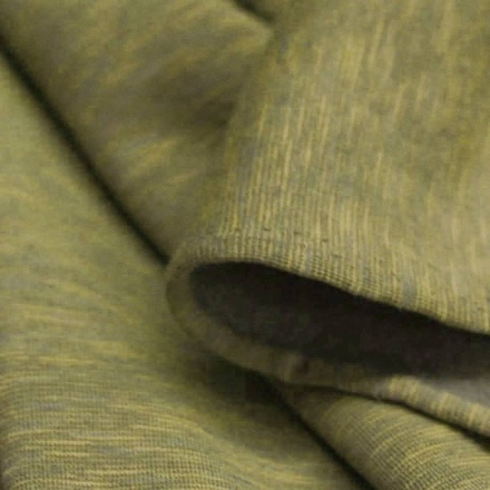 Jogging Fabric Two Tone Yellow Grey Melee Jogging Fabric Two Tone Yellow Grey Melee