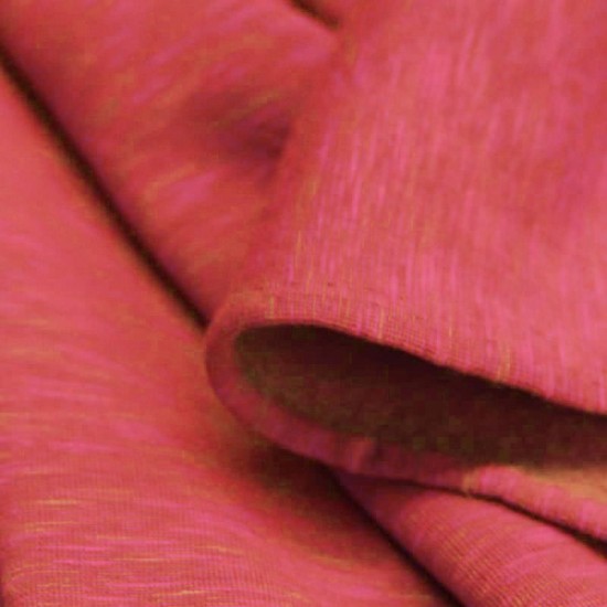 Sweatstoff Two Tone Fuchsia Orange Meliert Sweatstoff Two Tone Fuchsia Orange Meliert