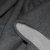 Tissu Sweat Molleton Gris Foncé Mêlée  - (Tissu Sweat Molleton)
