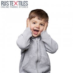 Tessuto Felpa Cotone Grigio Chiaro Melange