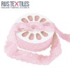 Ruban Dentelle Élastique Rose 35mm 