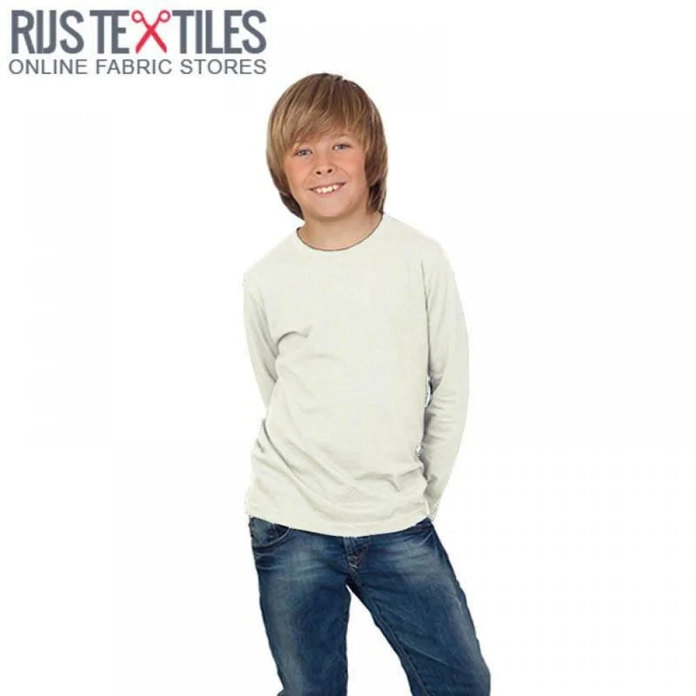 Jersey Cotone Lycra Ecru, 240 g/m2, larghezza 160 cm Jersey Cotone Lycra Ecru - (Tessuto Jersey Di Cotone)