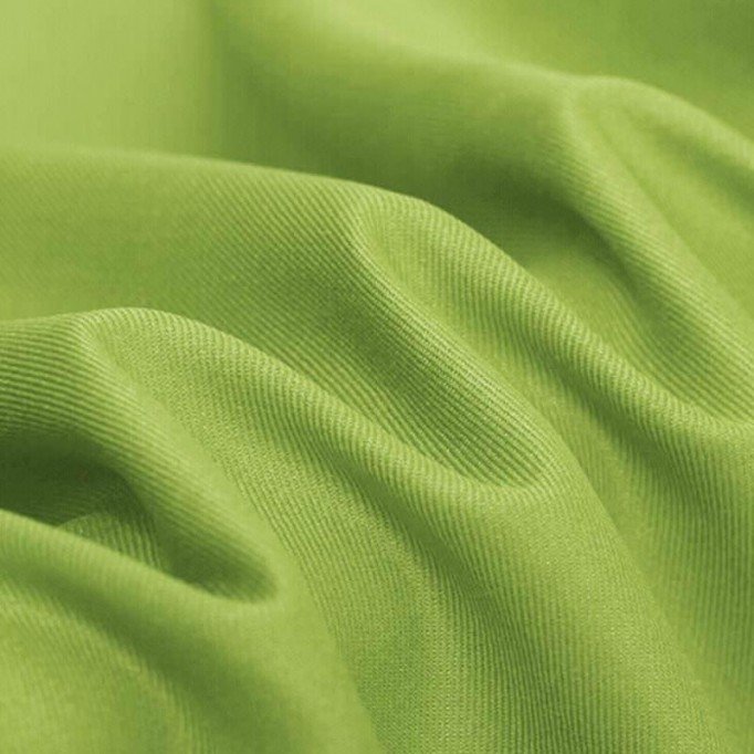 Tessuto Di Cotone Twill Lime  - (Tessuto Twill Di Cotone)