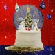 Jersey Cotton Fabric Digital Print - Christmas Ball Panel Jersey Cotton Fabric Digital Print - Christmas Ball Panel