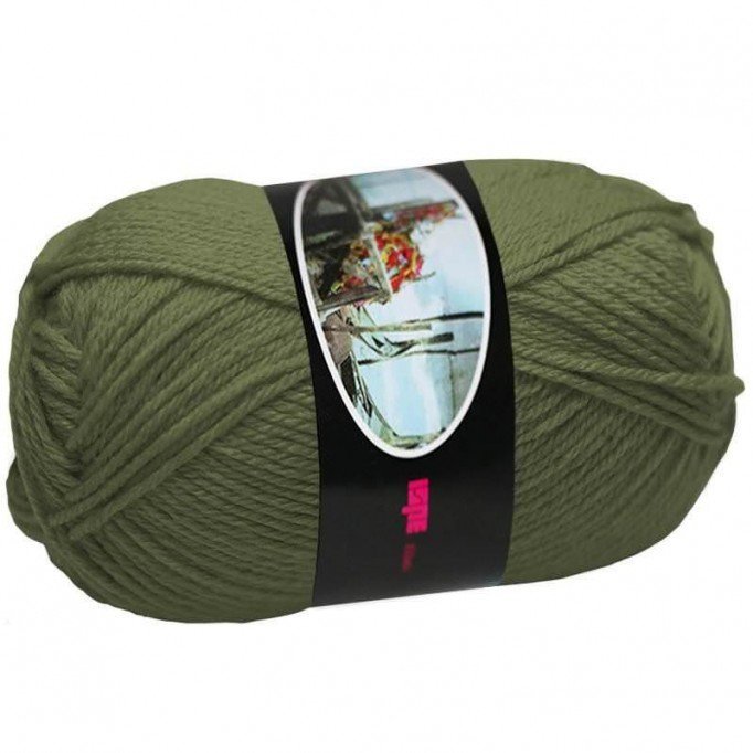 Knitting Wool ISPE Needle Size 4 Army Green - (Wool Knitting Yarn Needle Size 4)