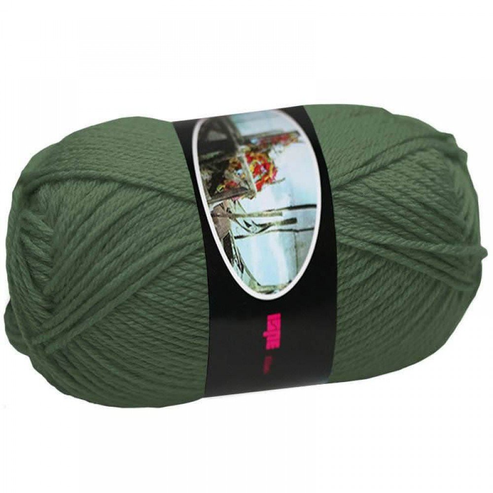 Knitting Wool ISPE Needle Size 4 Dark Green