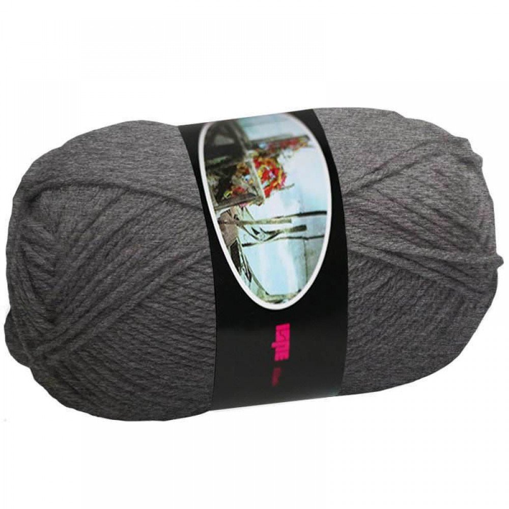 Knitting Wool ISPE Needle Size 4 Dark Grey Melee Knitting Wool ISPE Needle Size 4 Dark Grey Melee