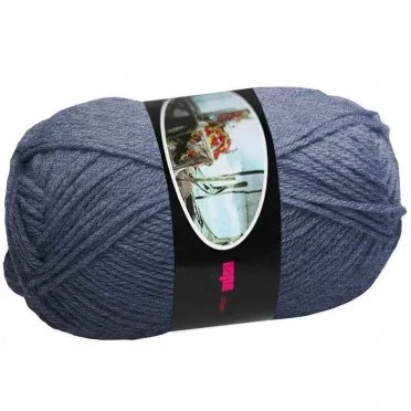 Fils à Tricoter Laine ISPE Aiguilles 4 Jeans Mêlée - (Fils à Tricoter De Laine Aiguilles 4)