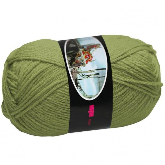 Knitting Wool ISPE Needle Size 4 Olive - (Wool Knitting Yarn Needle Size 4)