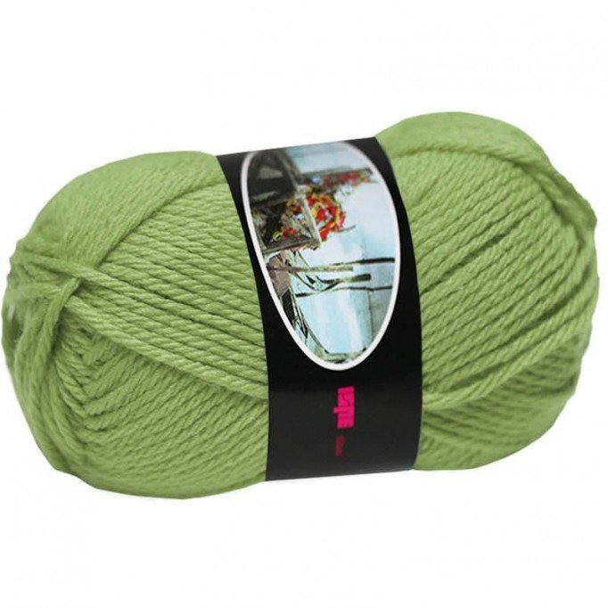 Fils à Tricoter Laine ISPE Aiguilles 5,5 - 6 Lime - (Fils à Tricoter De Laine Aiguilles 5,5 - 6)