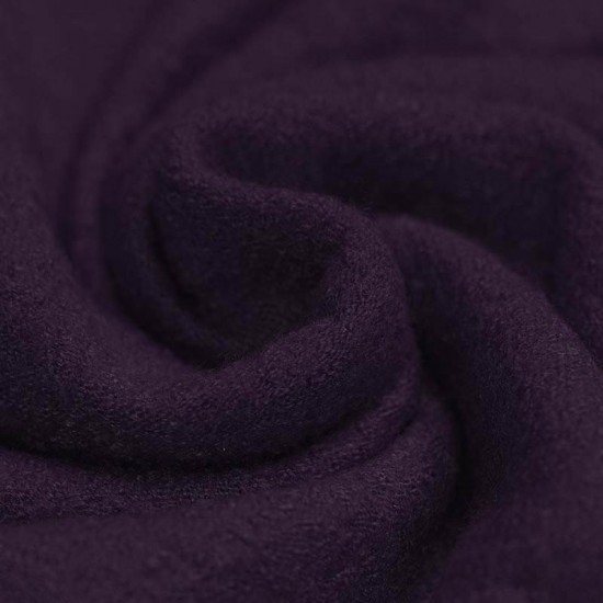 Boiled Wool Fabric Eggplant Boiled Wool Fabric Eggplant