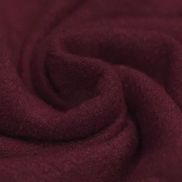 Gekookte Wol Bordeaux - (Gekookte Wol Stoffen)
