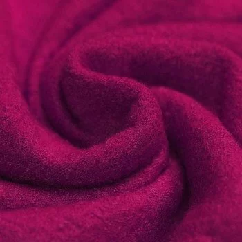 Tissu Laine Bouillie Fuchsia Tissu Laine Bouillie Fuchsia