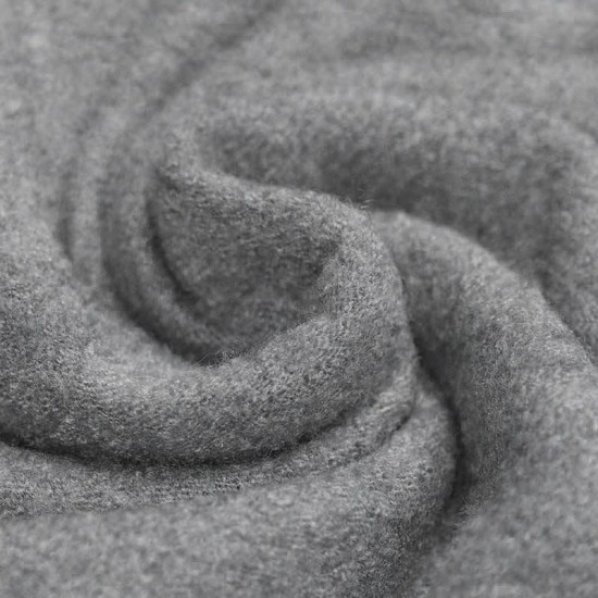Boiled Wool Fabric Melee Light Grey Boiled Wool Fabric Melee Light Grey