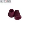 Cord Ends Plastic 13mm Eggplant
