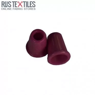 Koordeindjes Kunstof 13mm Aubergine - (Koordstoppers)