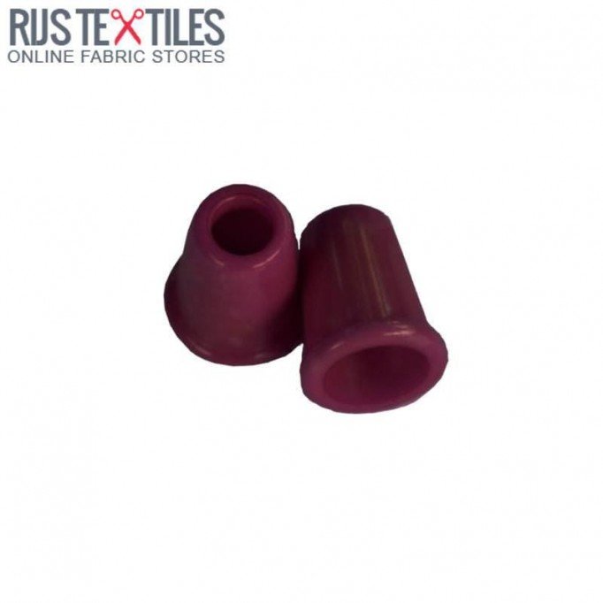 Embout Terminal De 13mm Aubergine - (Bloquer Les Cordons)