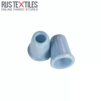 Cord Ends Plastic 13mm Light Blue Cord Ends Plastic 13mm Light Blue
