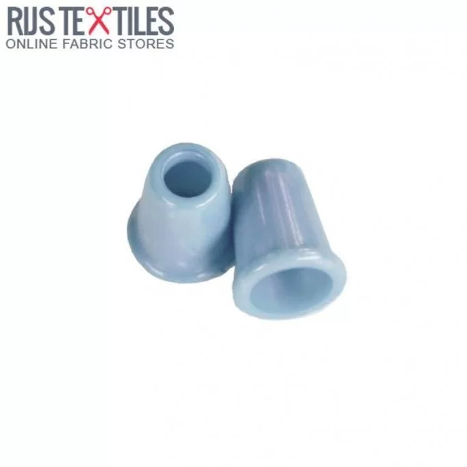 Cord Ends Plastic 13mm Light Blue - (Cord Locks)