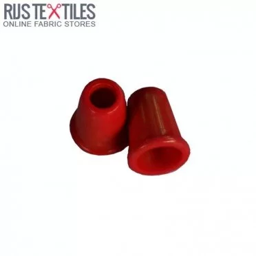 Koordeindjes Kunstof 13mm Donker Rood - (Koordstoppers)