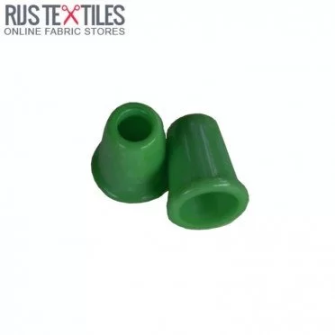Koordeindjes Kunstof 13mm Groen - (Koordstoppers)