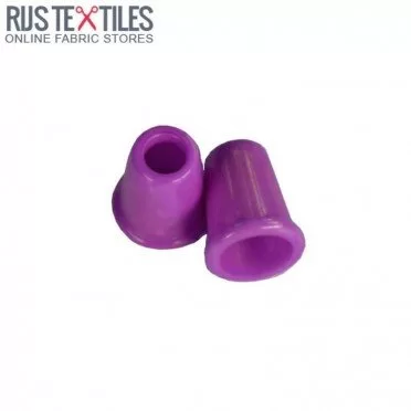 Koordeindjes Kunstof 13mm Lila - (Koordstoppers)