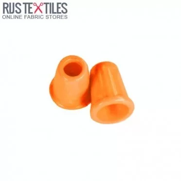 Cord Ends Plastic 13mm Orange - (Cord Locks)