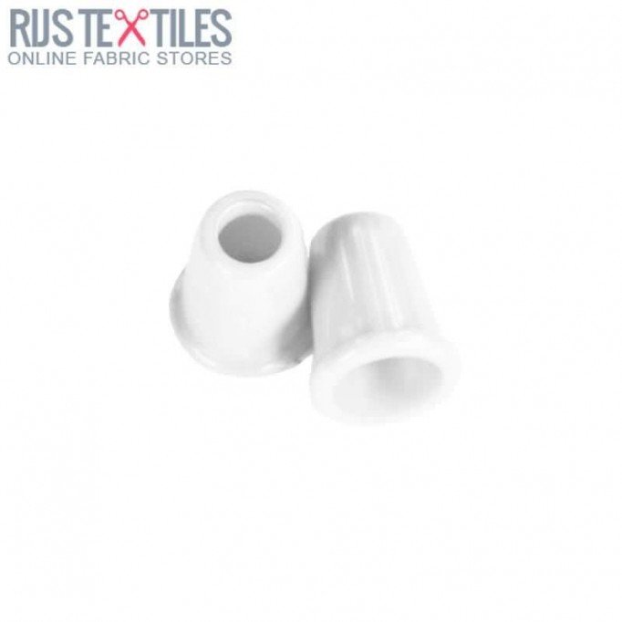 Kordelstopper Kunststoff 13mm Weiß - (Kordelstopper)