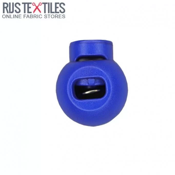 Kordelstopper Kunststoff 15mm Kobalt | Rijs Textiles