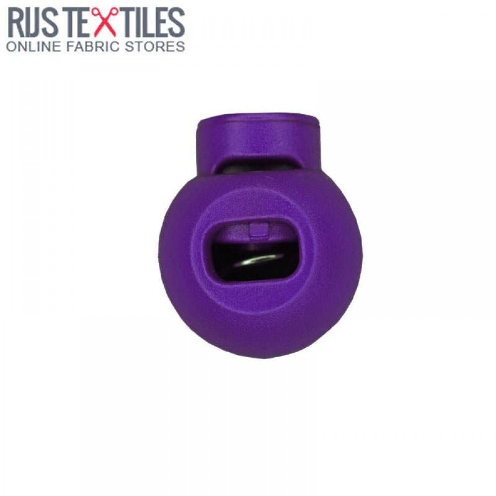 Cord Locks Plastic 15mm Purple