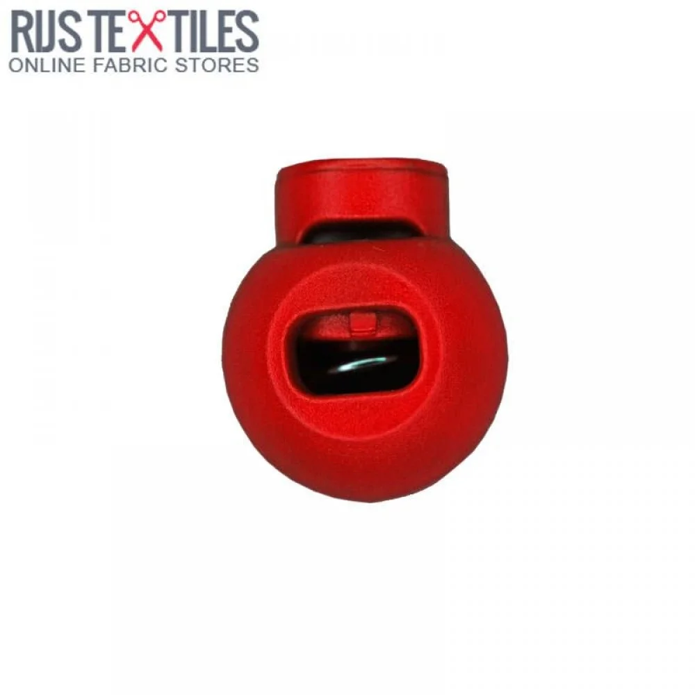 Cord Locks Plastic 15mm Red