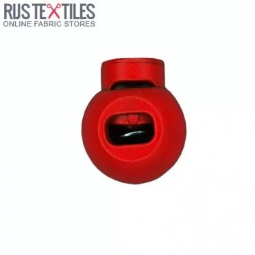 Fermacorda Plastica 15mm Rosso | Rijs Textiles