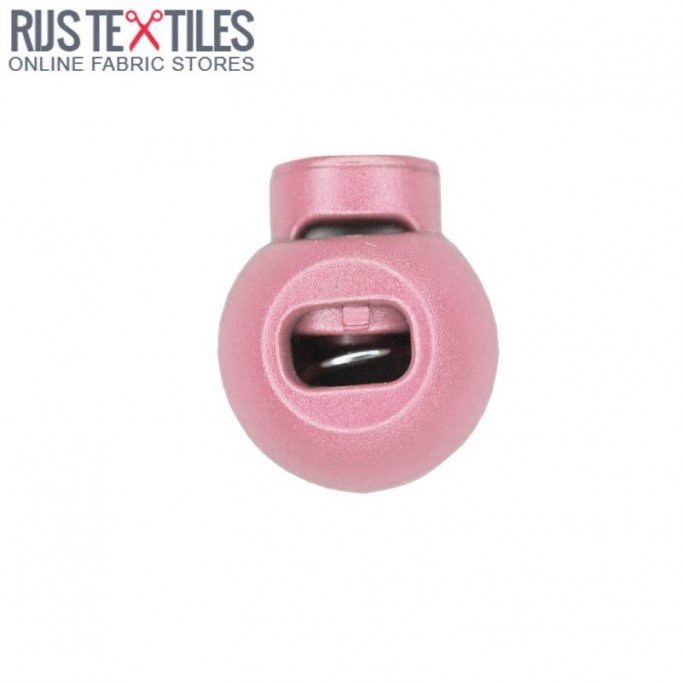 Kordelstopper Kunststoff 15mm Rosa | Rijs Textiles