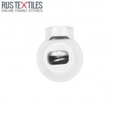 Fermacorda Plastica 15mm Bianco