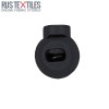 Zamki Sznurkowe Plastikowe 15mm Czarnym