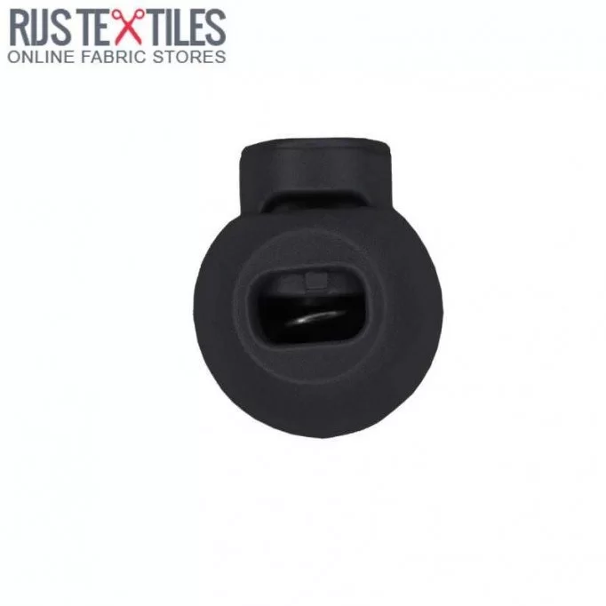 Koordstopper Kunstof 15mm Zwart - (Koordstoppers)