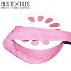 Keperband Katoen Rose 25mm
