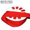 Nastro Twill Di Cotone Rosso 25mm